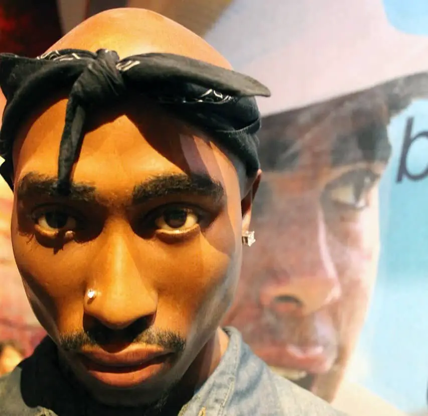 wax figure of tupac 2pac