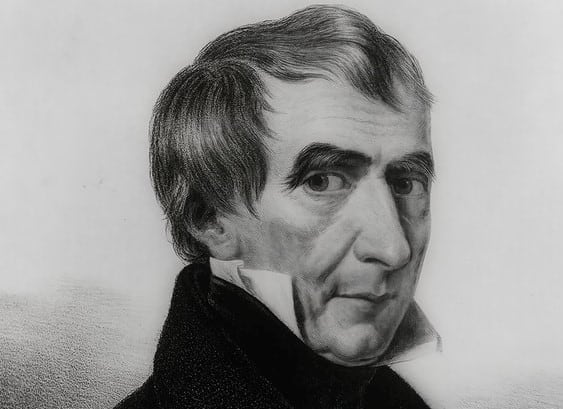 william henry harrison how tall